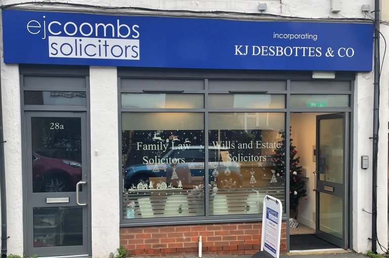 KJ Desbottes is now branded as E J Coombs Solicitors