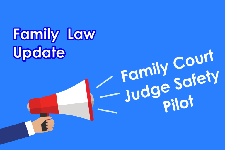 Judge safety pilot – family court judges return to robes