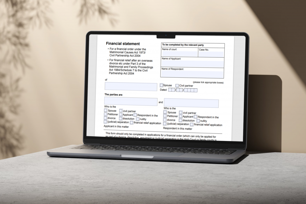 What is a Form E and how do I complete it? - E J Coombs Solicitors