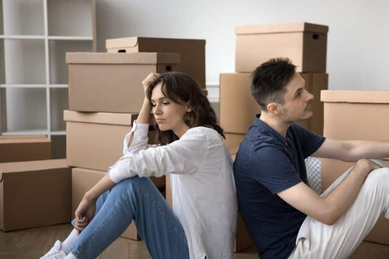 Making room after divorce – dividing the home contents